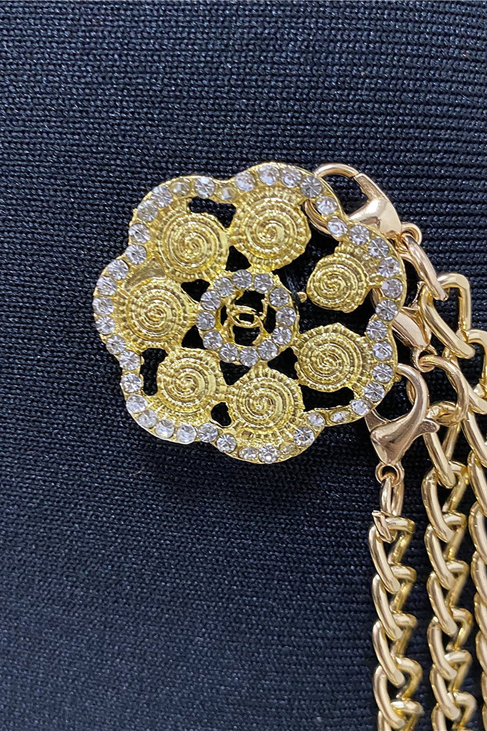Spring Haute Couture Chain-Embellished Dress