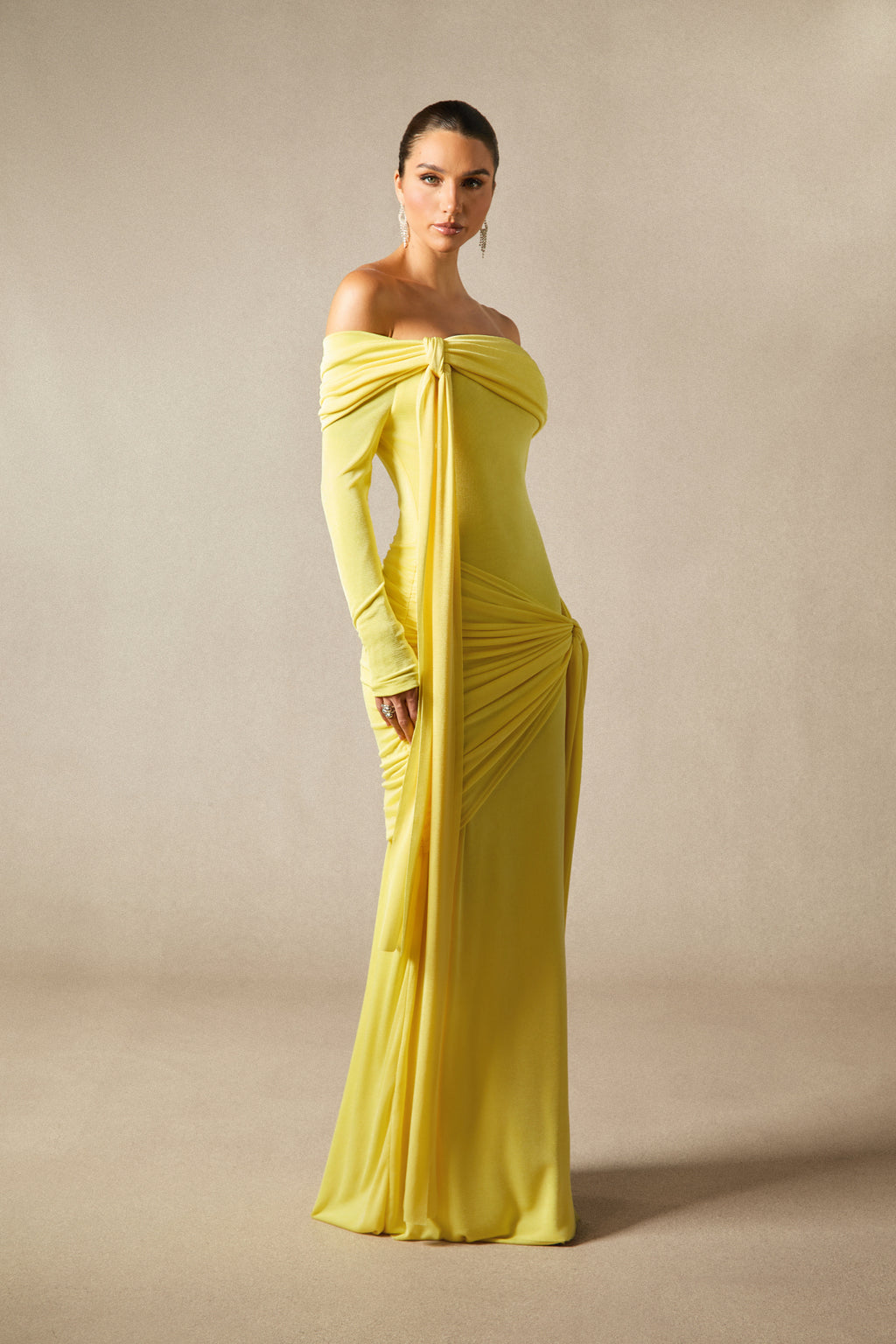 Heloise Dress in Butter Yellow