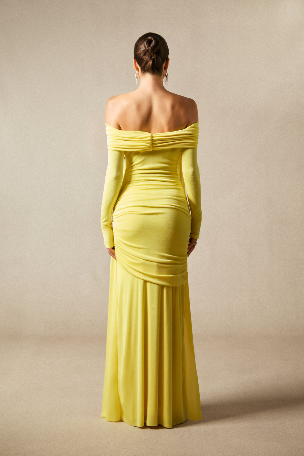 Heloise Dress in Butter Yellow