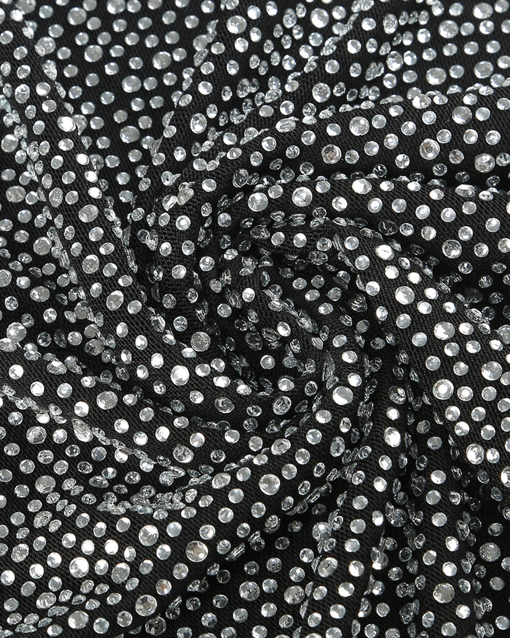 Long Sleeve Crystal Suit Black