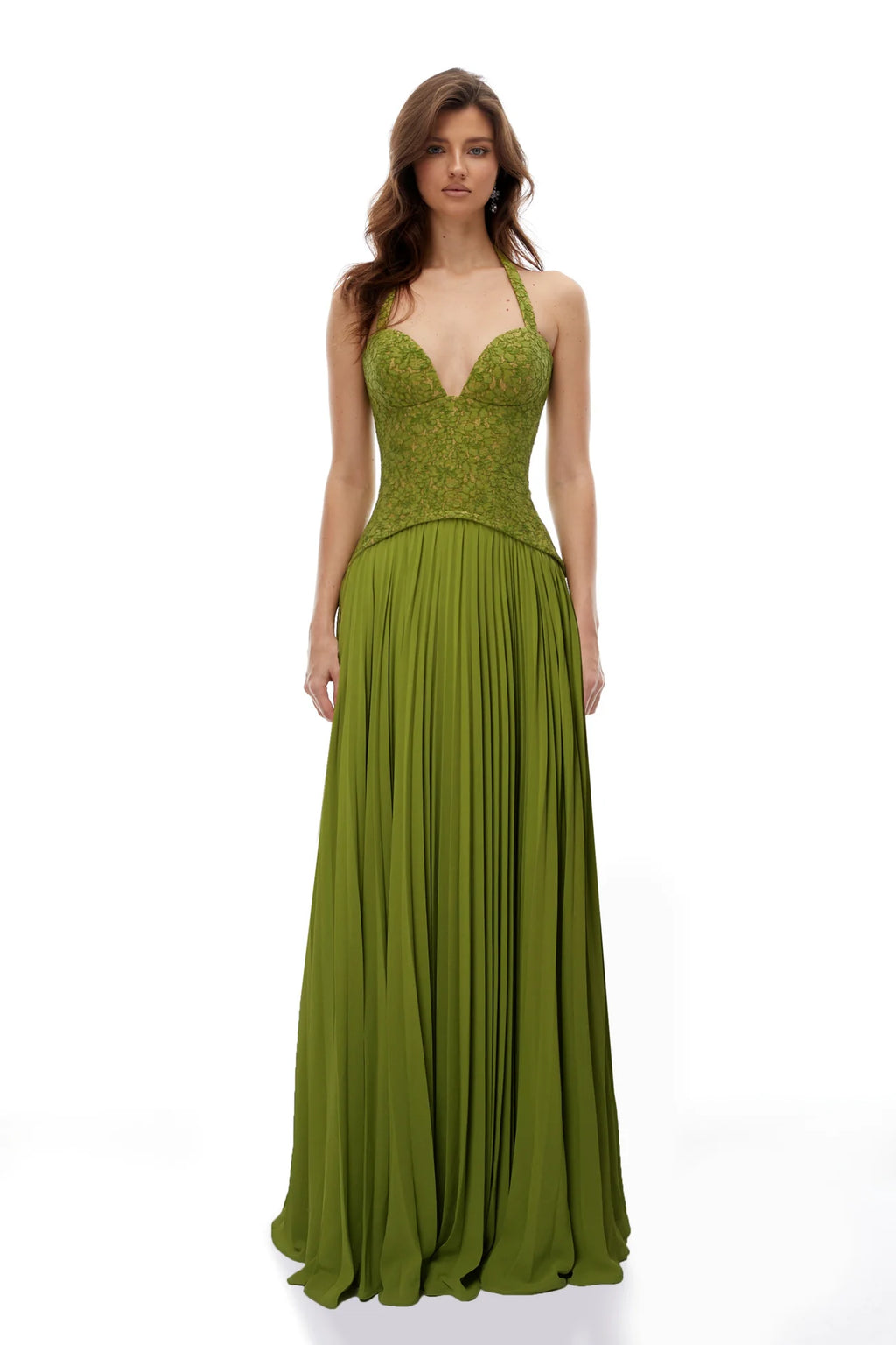 Ronja Emerald Corset Gown