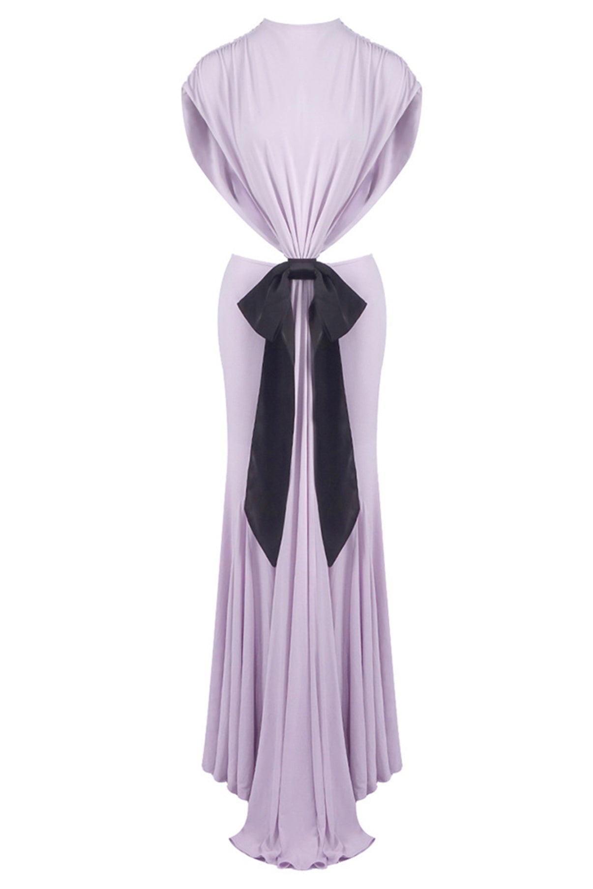 Elizabeth Bow Detail Open Back Maxi Dress