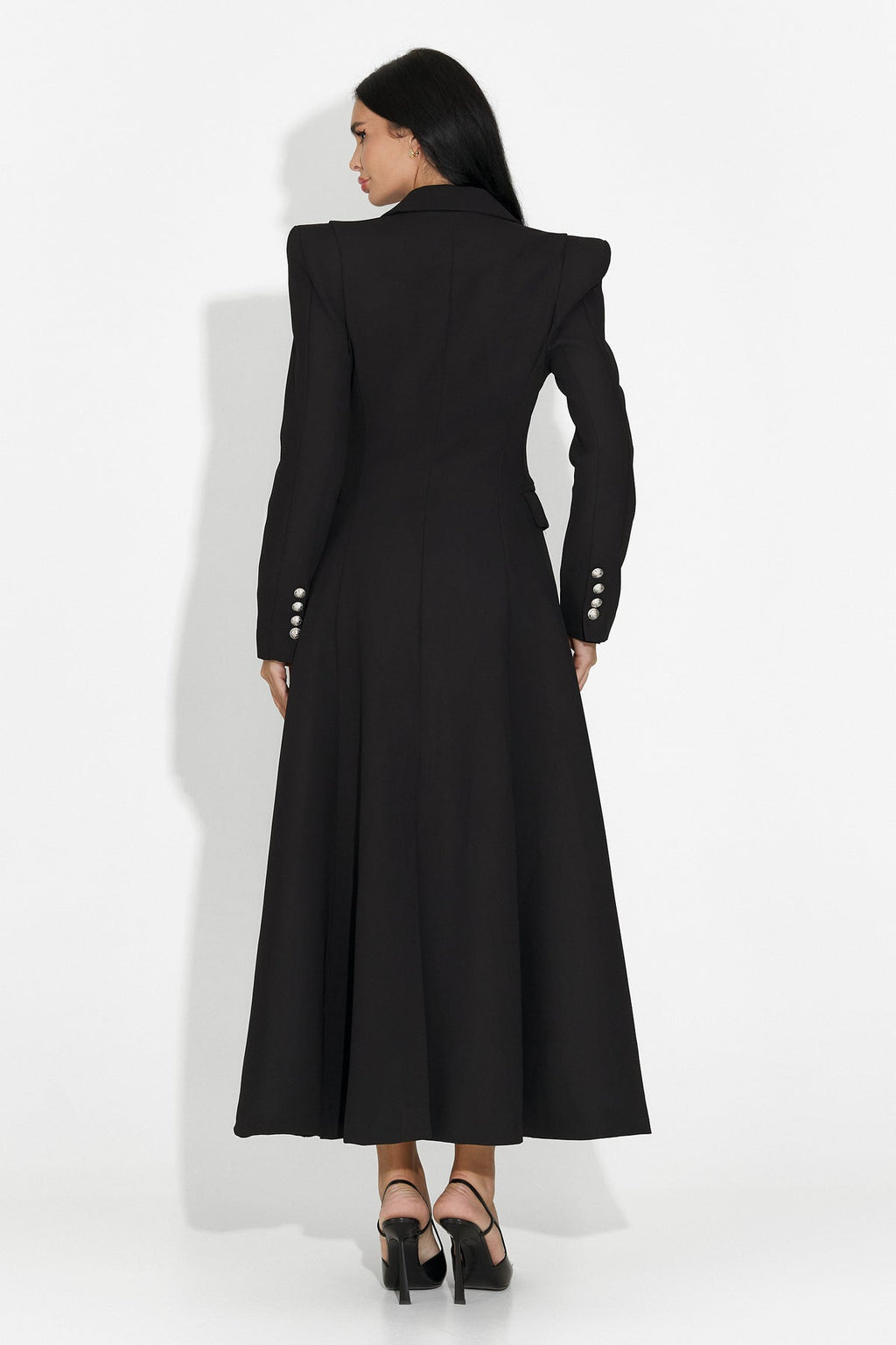 ELEGANT BLACK ILISHA BOGAS LADIES COAT