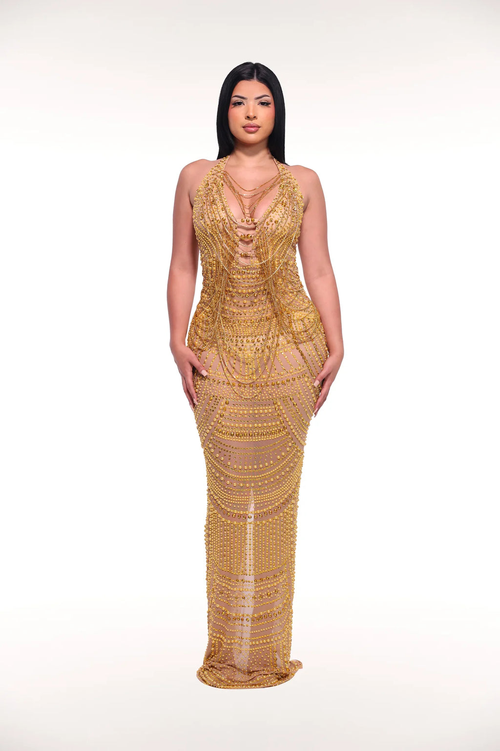 MIDAS TOUCH MAXI DRESS