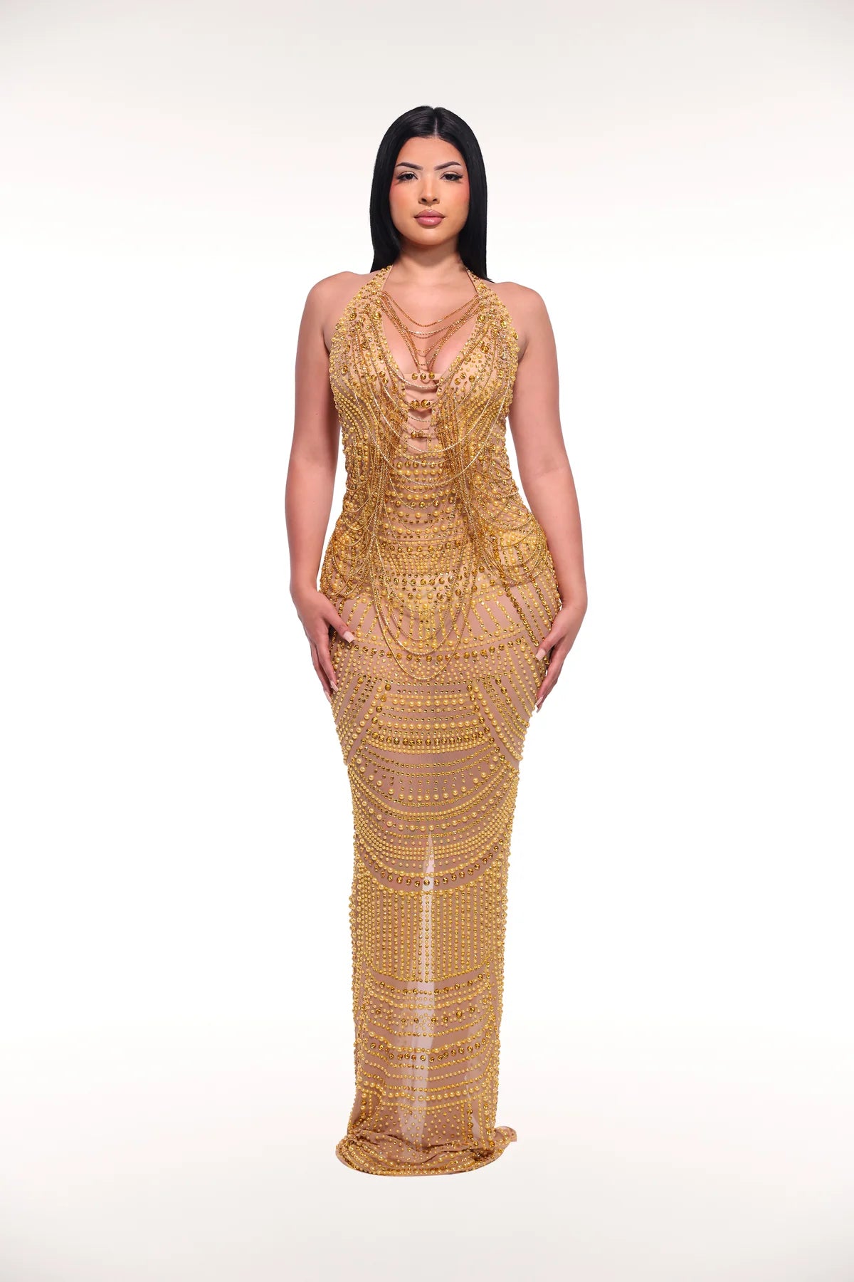 MIDAS TOUCH MAXI DRESS