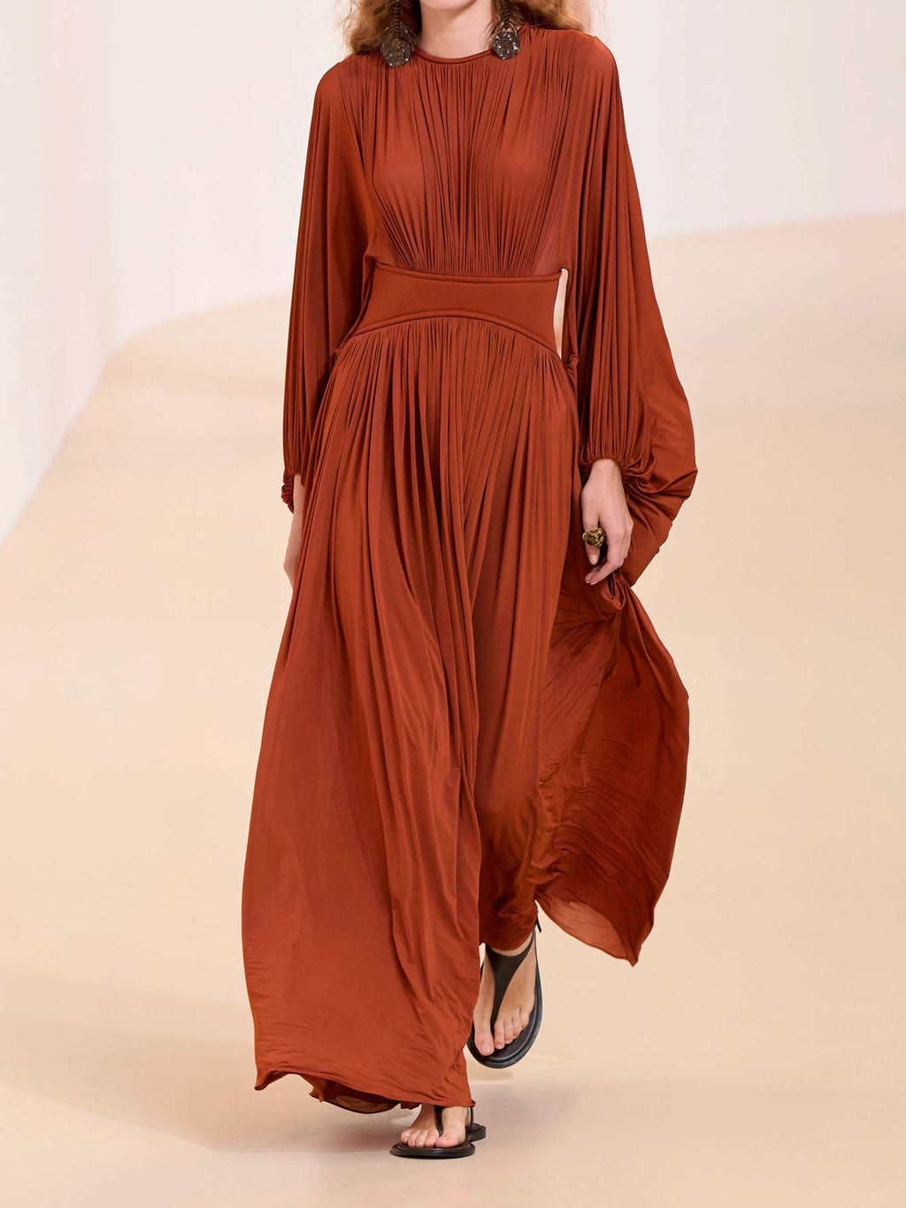 Batwing Illuminated Maxi Dress