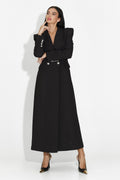 ELEGANT BLACK ILISHA BOGAS LADIES COAT