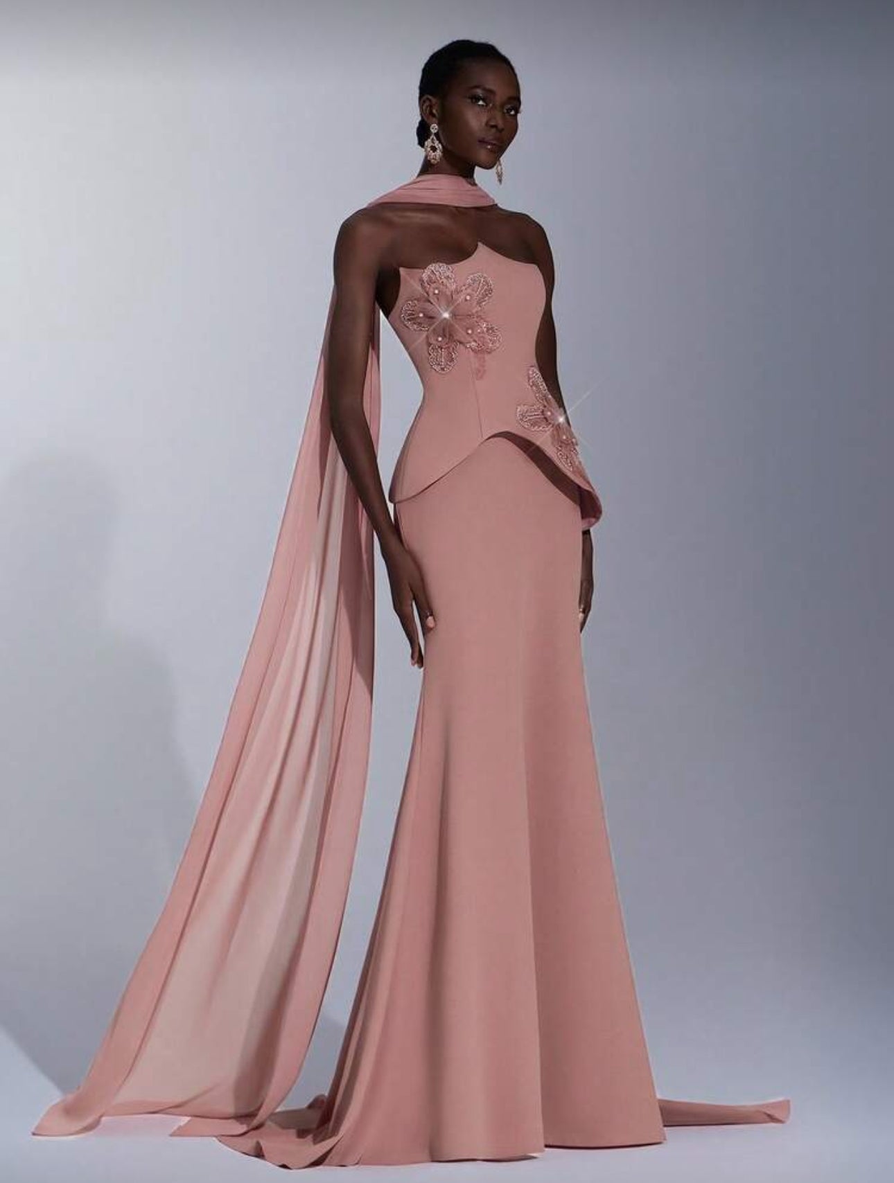 Eli Lotus Root Pink Gown