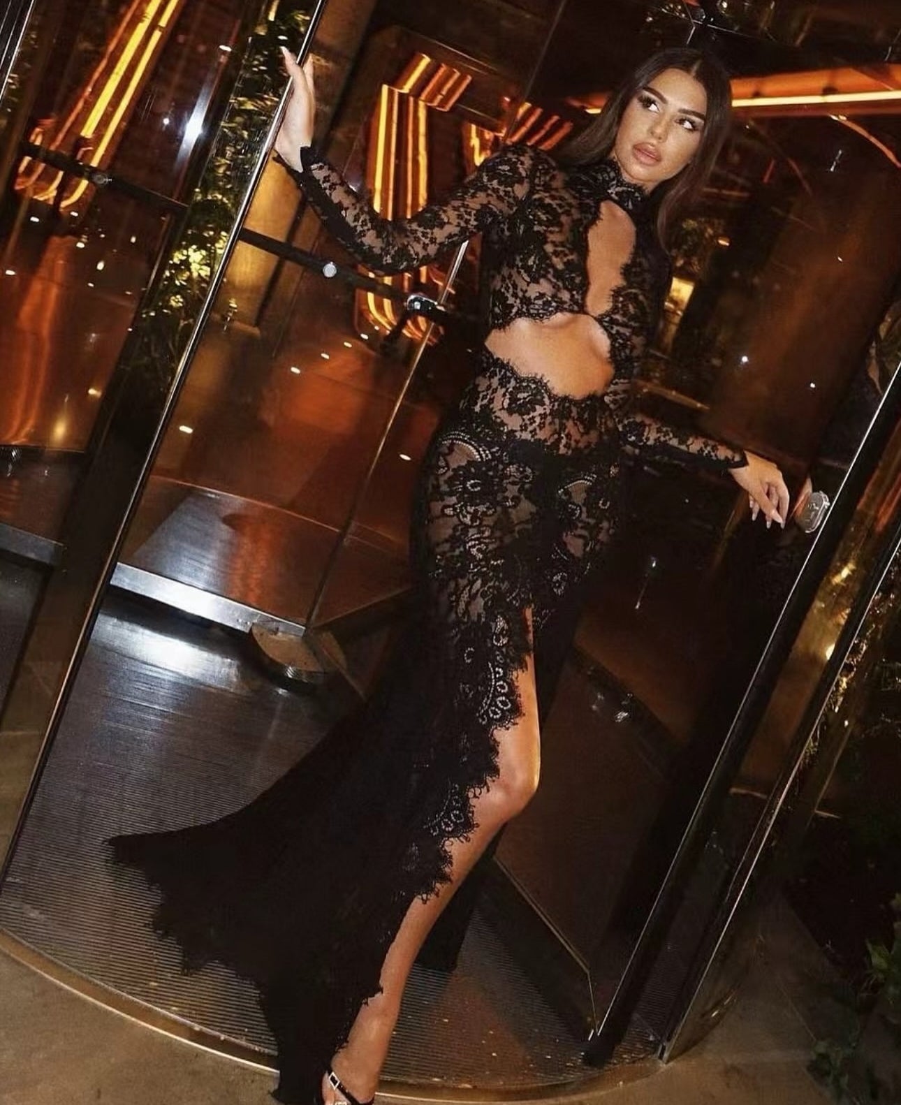 Midi Lace Gown