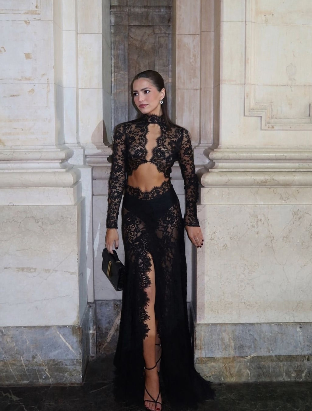 Midi Lace Gown
