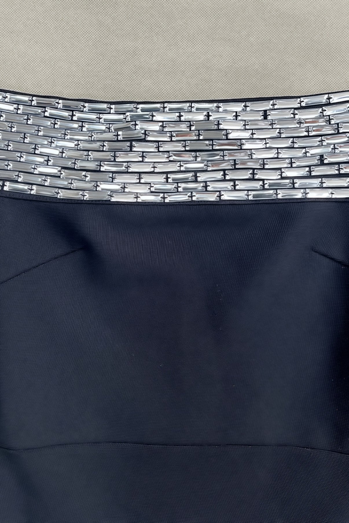Wyran Diamond Black Bandage Maxi Dress