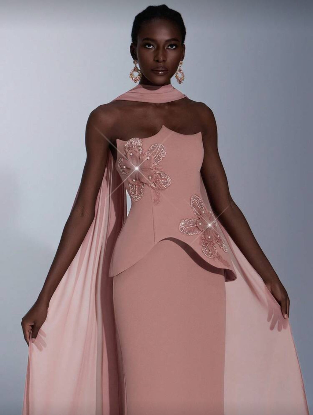 Eli Lotus Root Pink Gown
