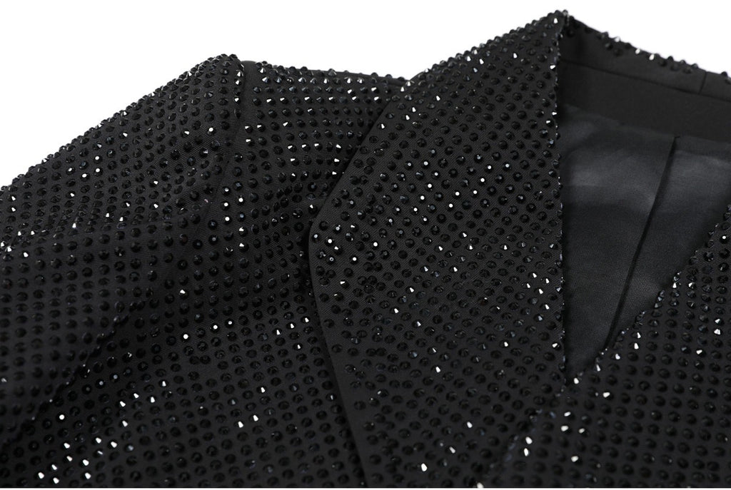 Bedazzled Cropped Blazer