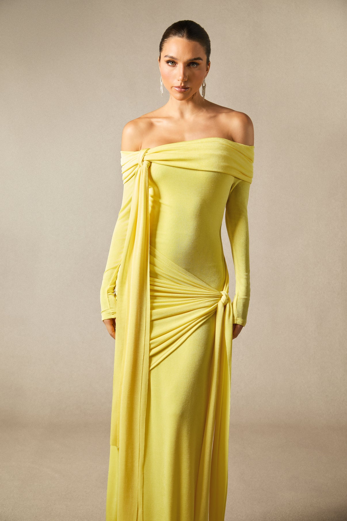 Heloise Dress in Butter Yellow
