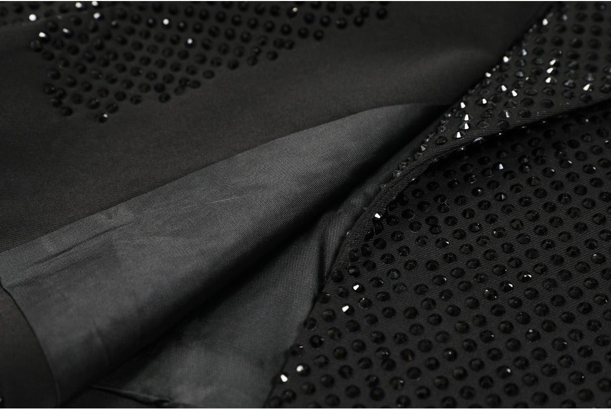 Bedazzled Cropped Blazer