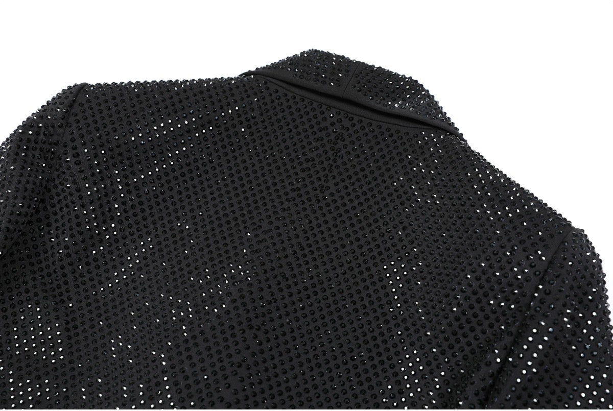 Bedazzled Cropped Blazer