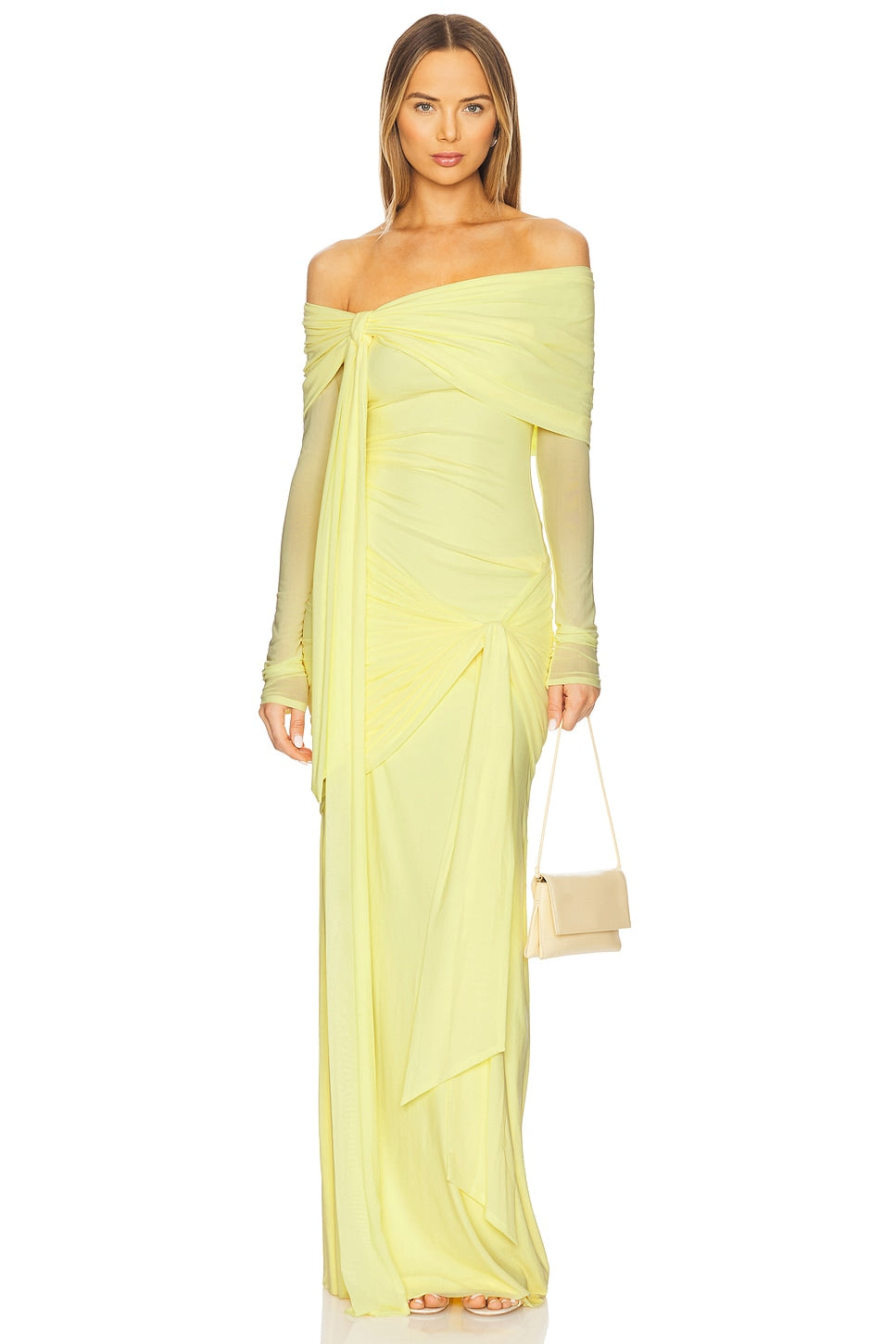 Heloise Dress in Butter Yellow