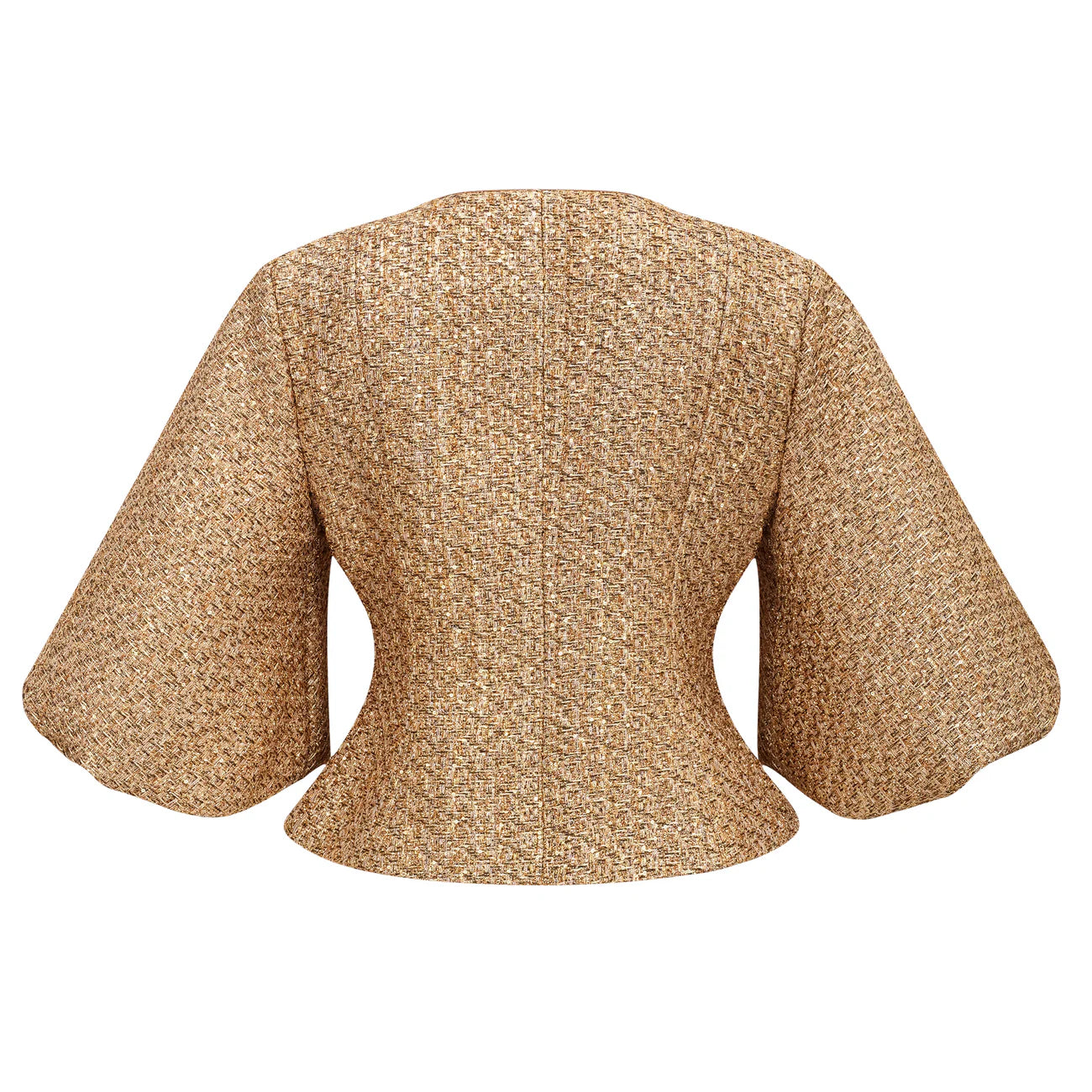 Clothilde Gold Sequined Tweed Jacket