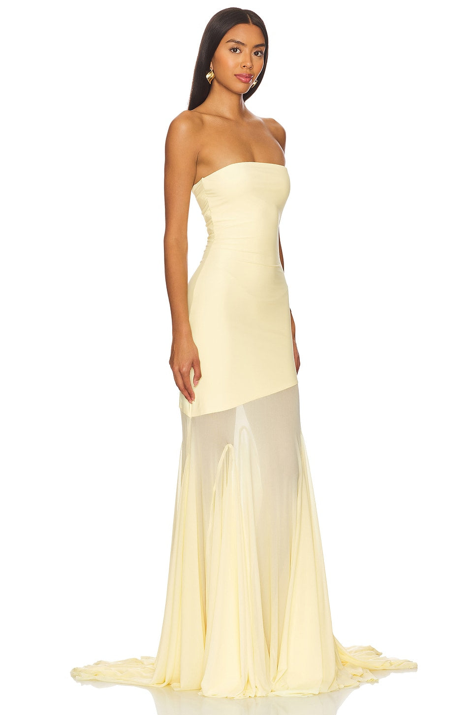 Dahlia Gown in Butter Yellow
