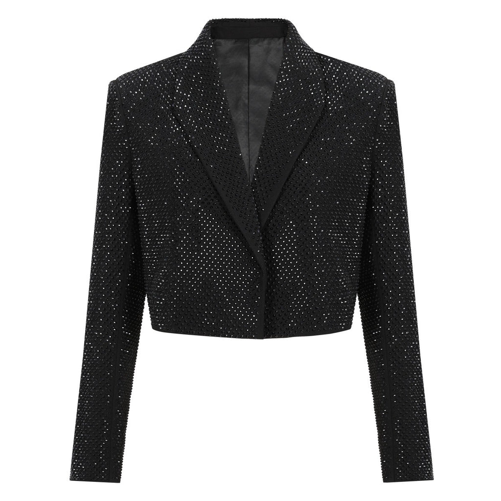Bedazzled Cropped Blazer