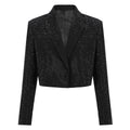 Bedazzled Cropped Blazer