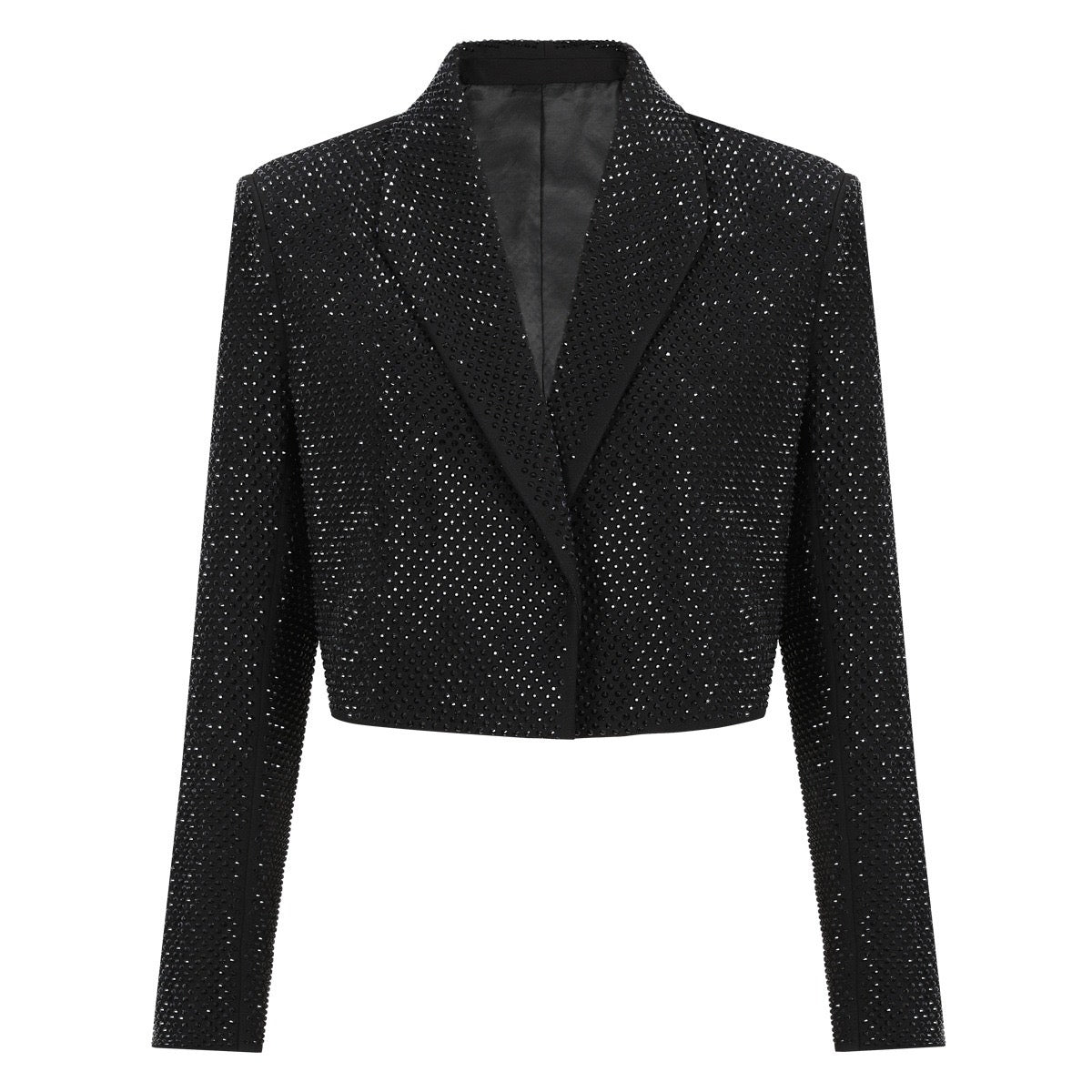 Bedazzled Cropped Blazer