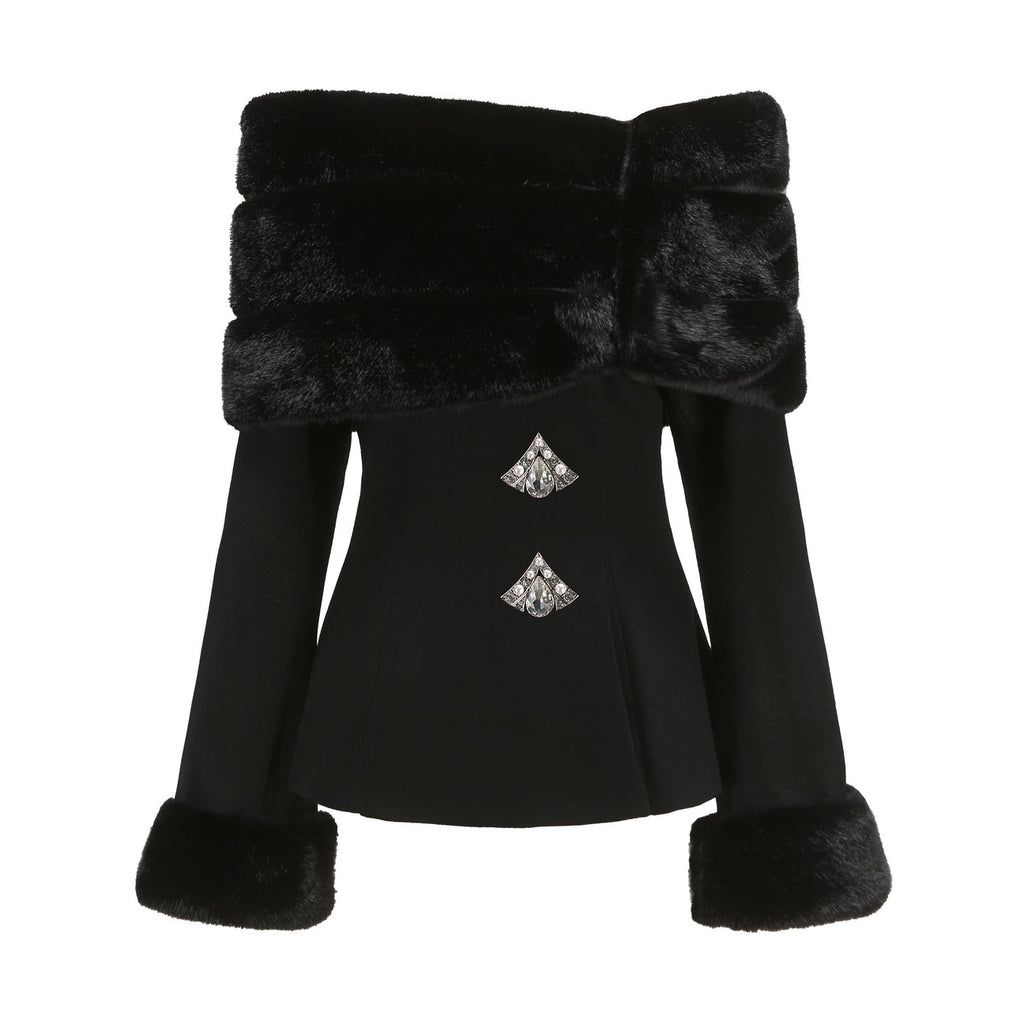 Priscilla Jacket Heart Pocket Skirt Set