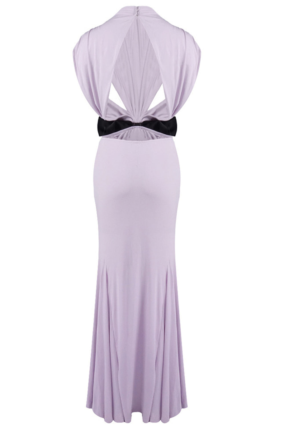 Elizabeth Bow Detail Open Back Maxi Dress