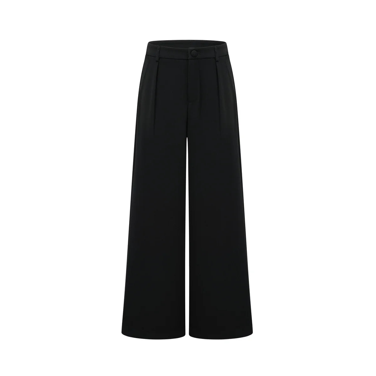 Suzanne black pleated jacket & trousers matching set