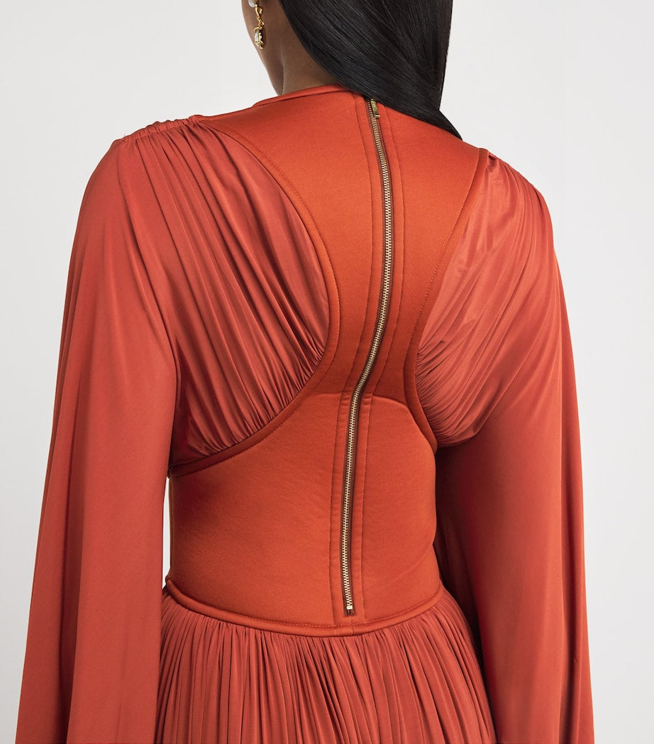 Batwing Illuminated Maxi Dress