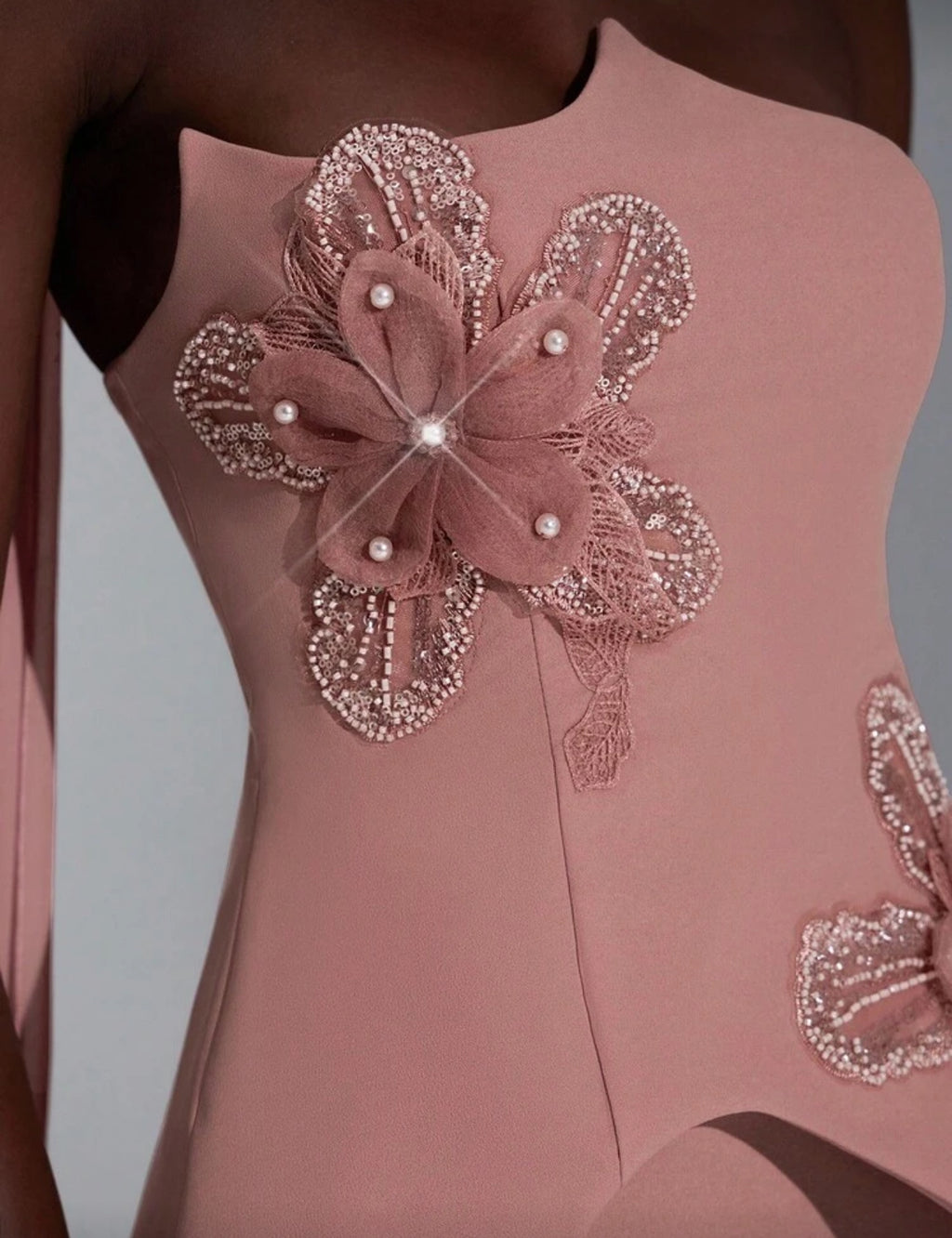 Eli Lotus Root Pink Gown