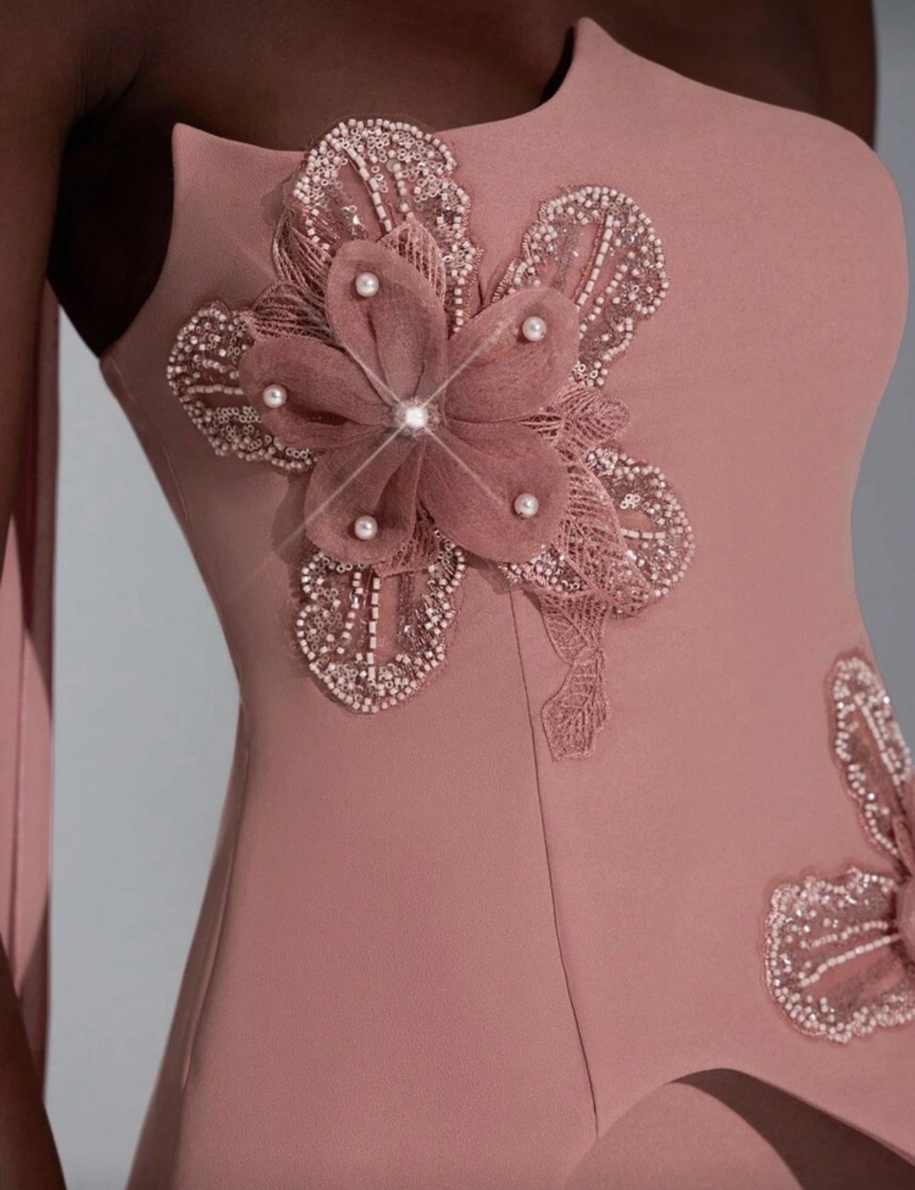 Eli Lotus Root Pink Gown