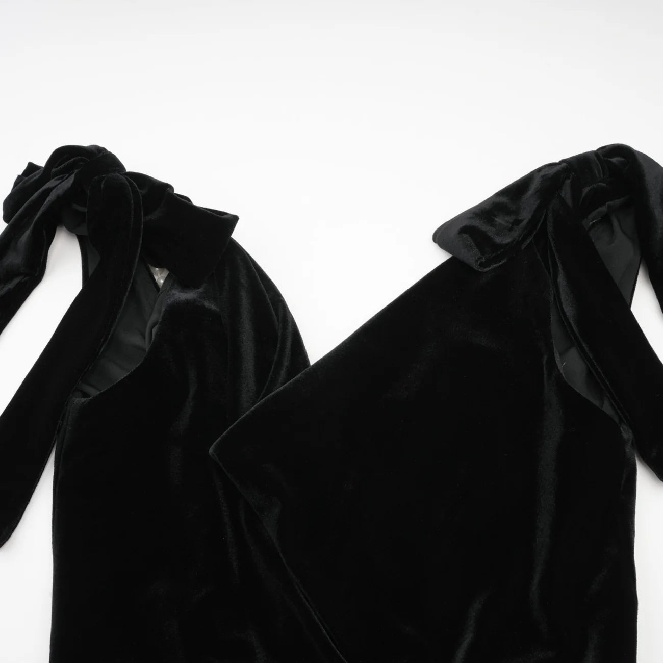 Audrey Embellished Velvet Open-Back Maxi Dress