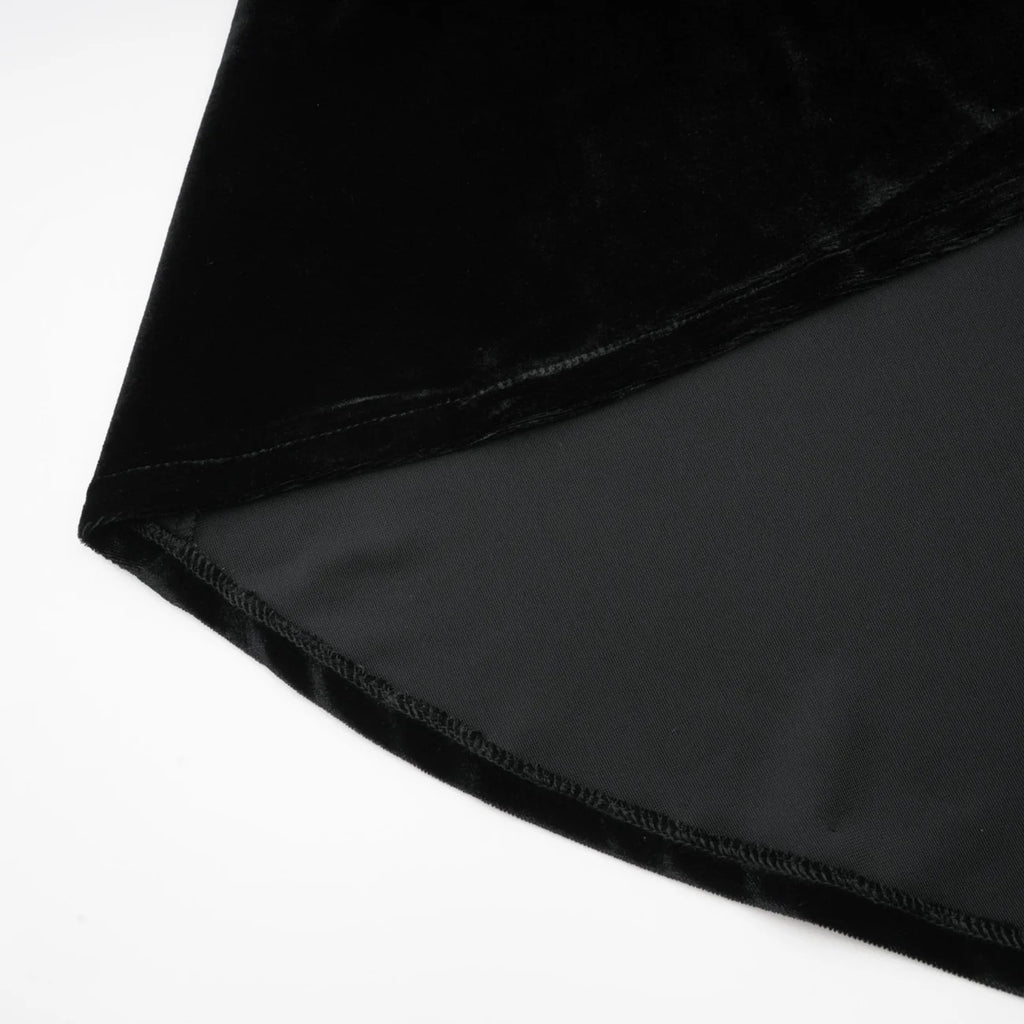 Audrey Embellished Velvet Open-Back Maxi Dress