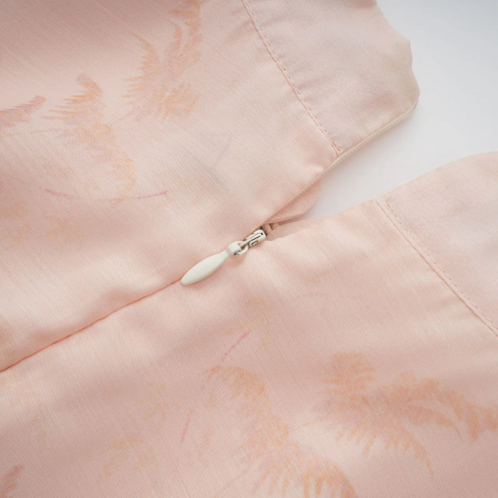 ZIMMERMAN Aya Pink Godet Floral Mini Dress