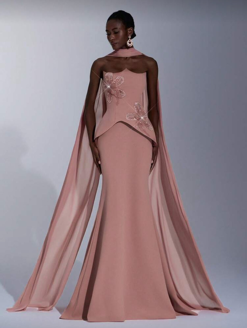Eli Lotus Root Pink Gown