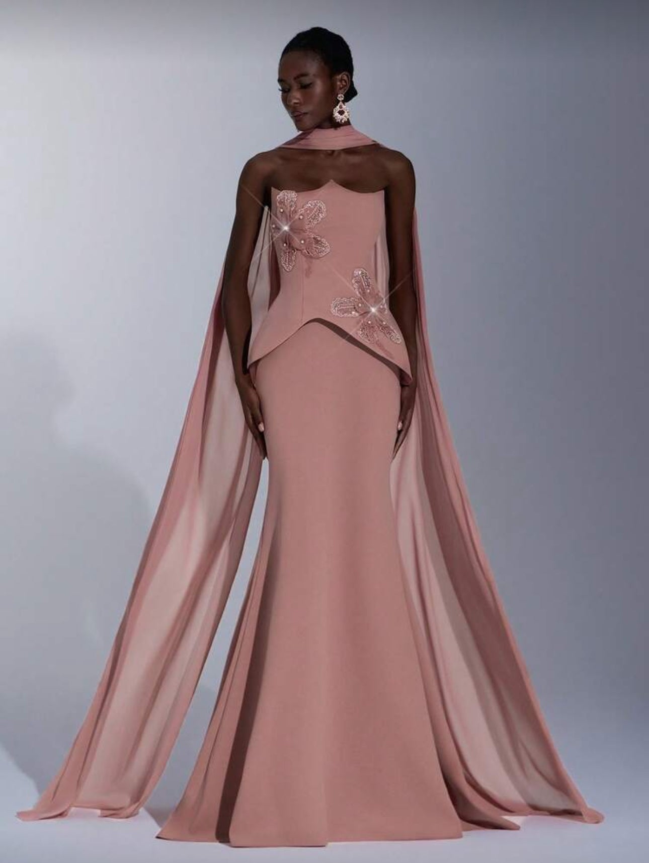 Eli Lotus Root Pink Gown