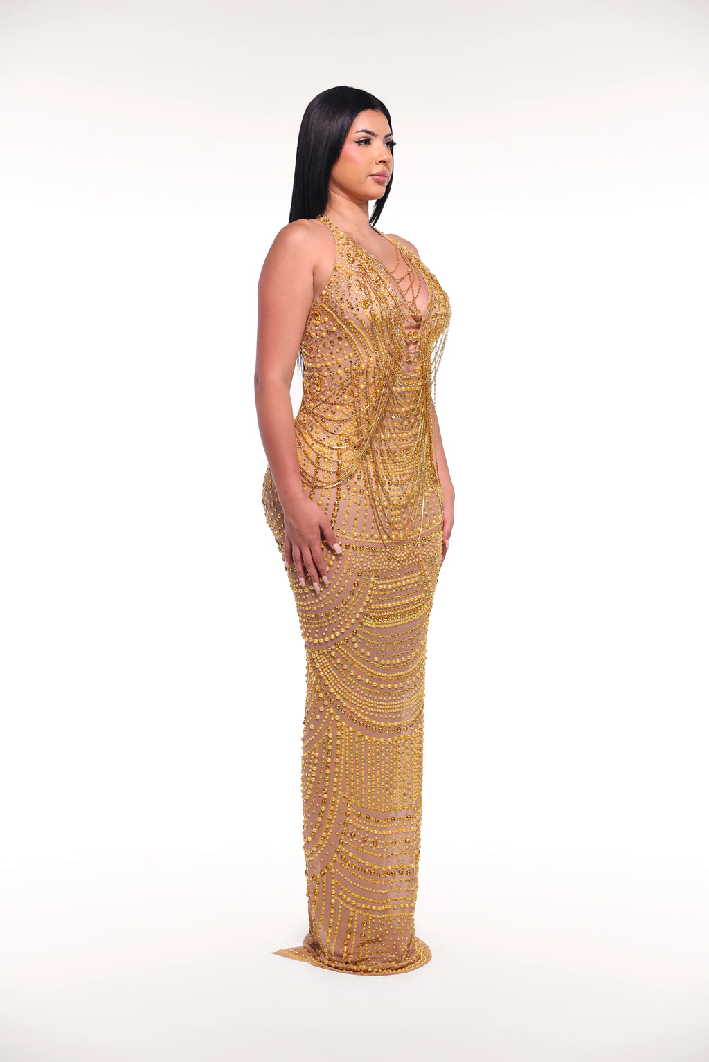 MIDAS TOUCH MAXI DRESS