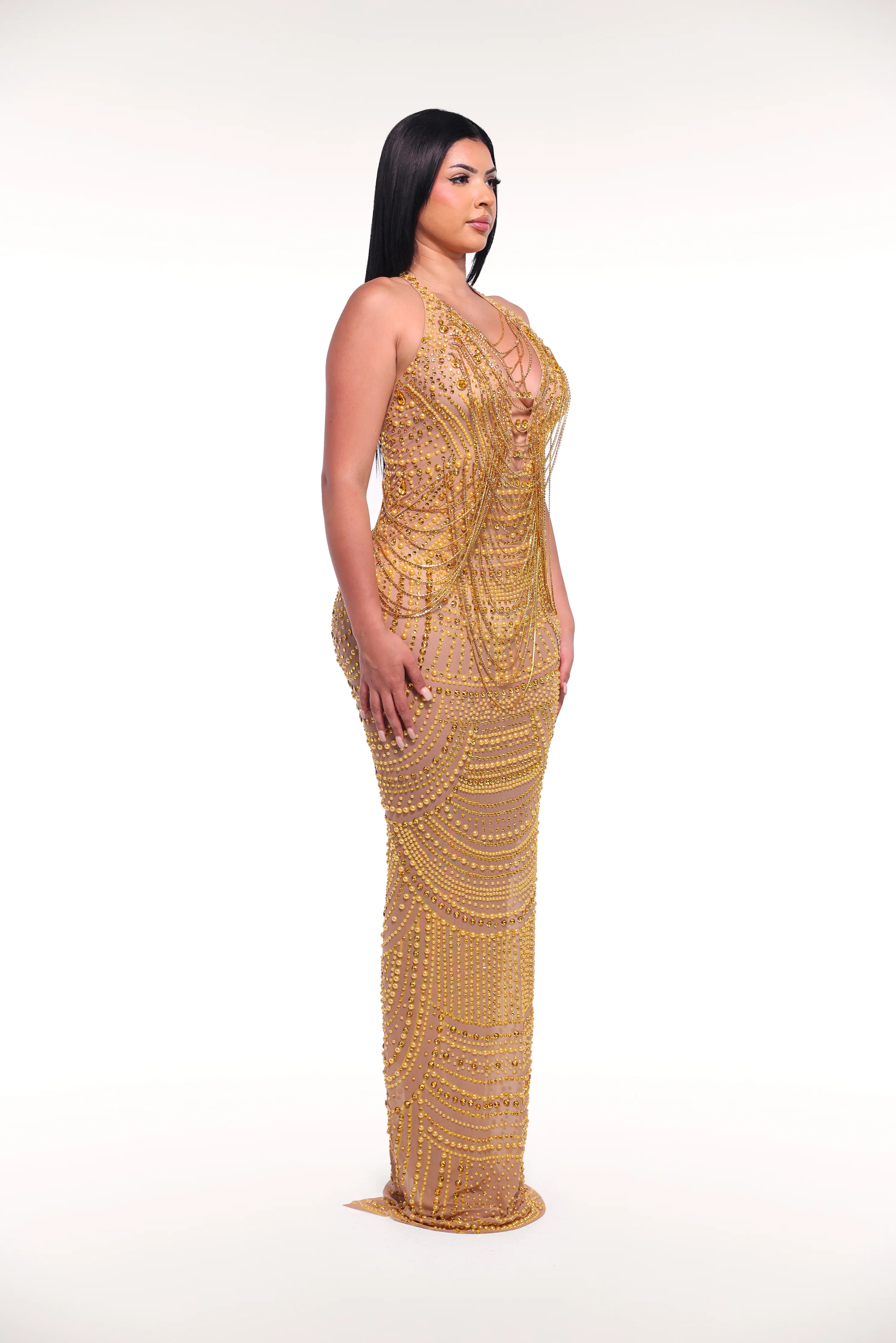MIDAS TOUCH MAXI DRESS