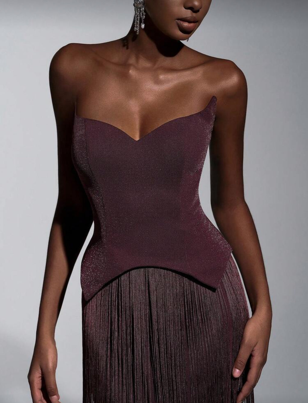 Eli Elegant Sexy Knit Glitter Bodycon Dress