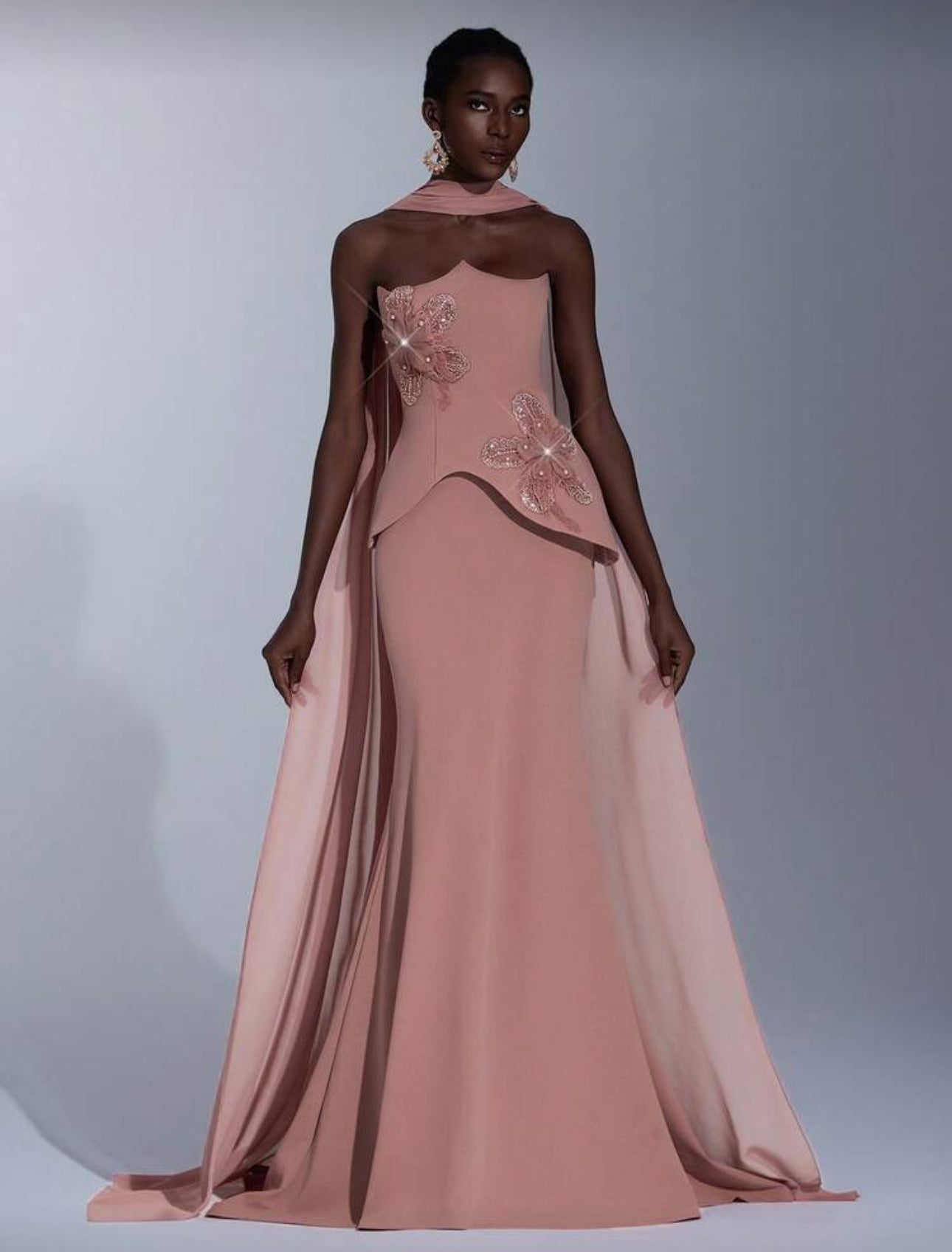 Eli Lotus Root Pink Gown