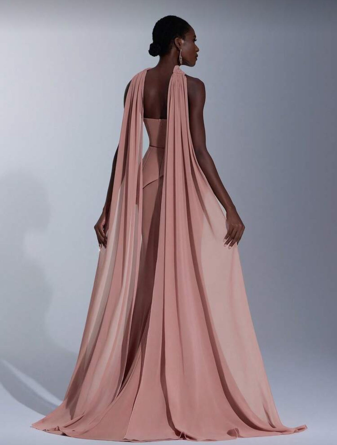 Eli Lotus Root Pink Gown
