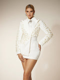 Egil Pearl Asymmetric Blazer