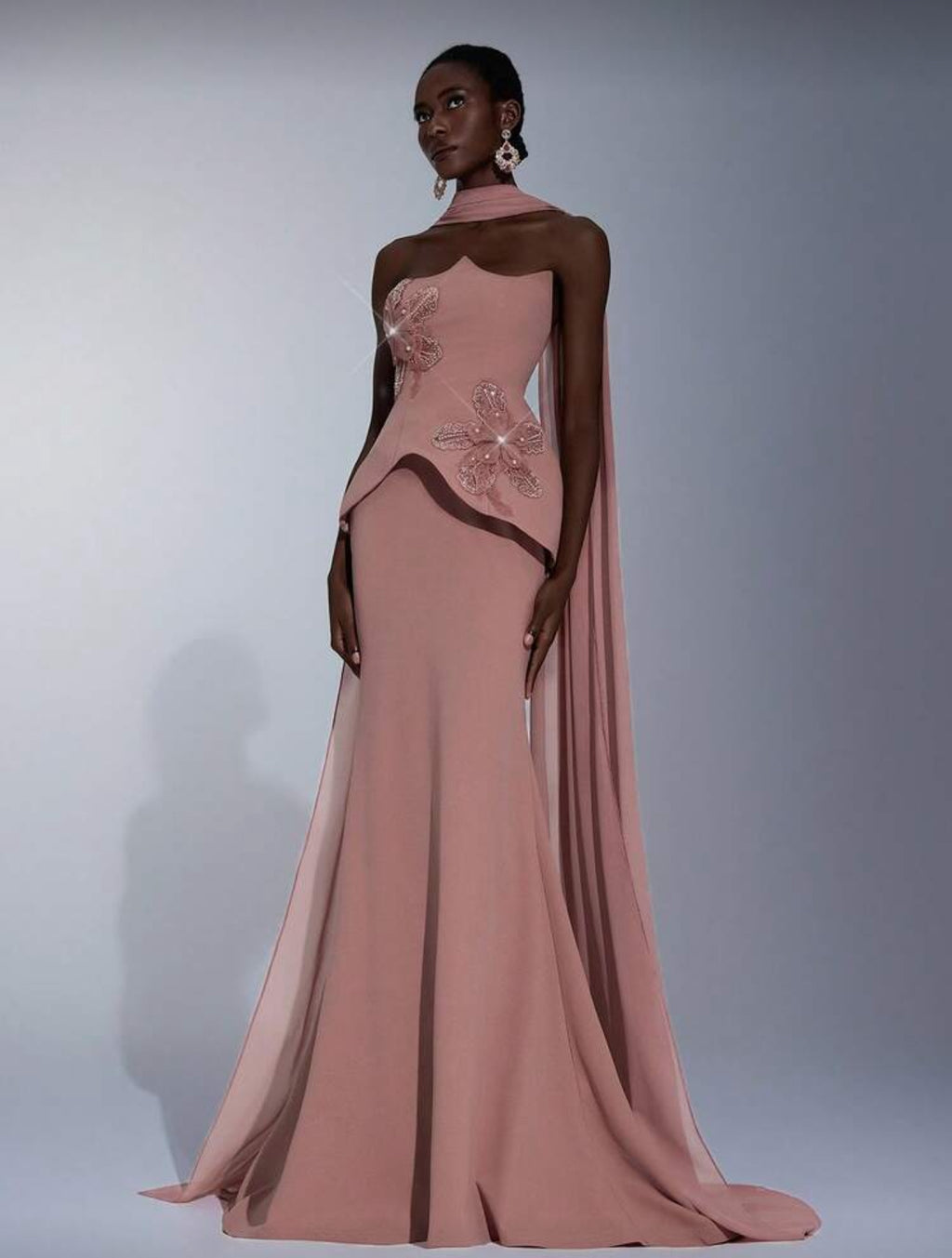 Eli Lotus Root Pink Gown