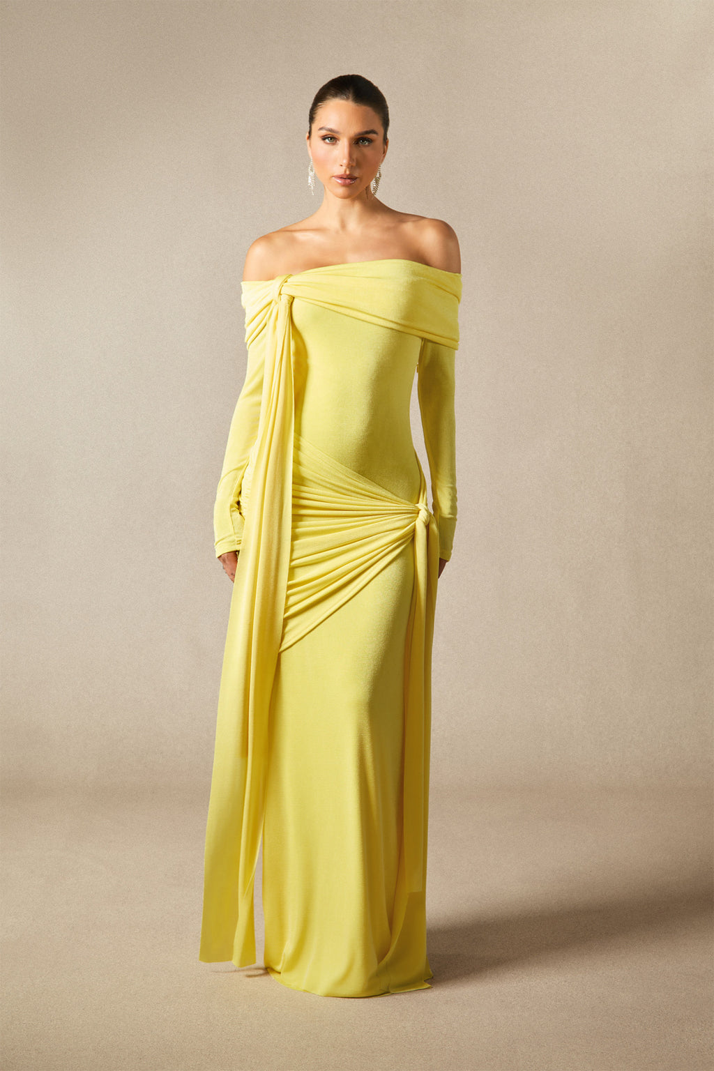 Heloise Dress in Butter Yellow