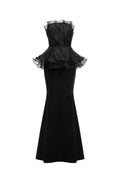 Oria Sleeveless Fishtail Bandage Maxi Dress