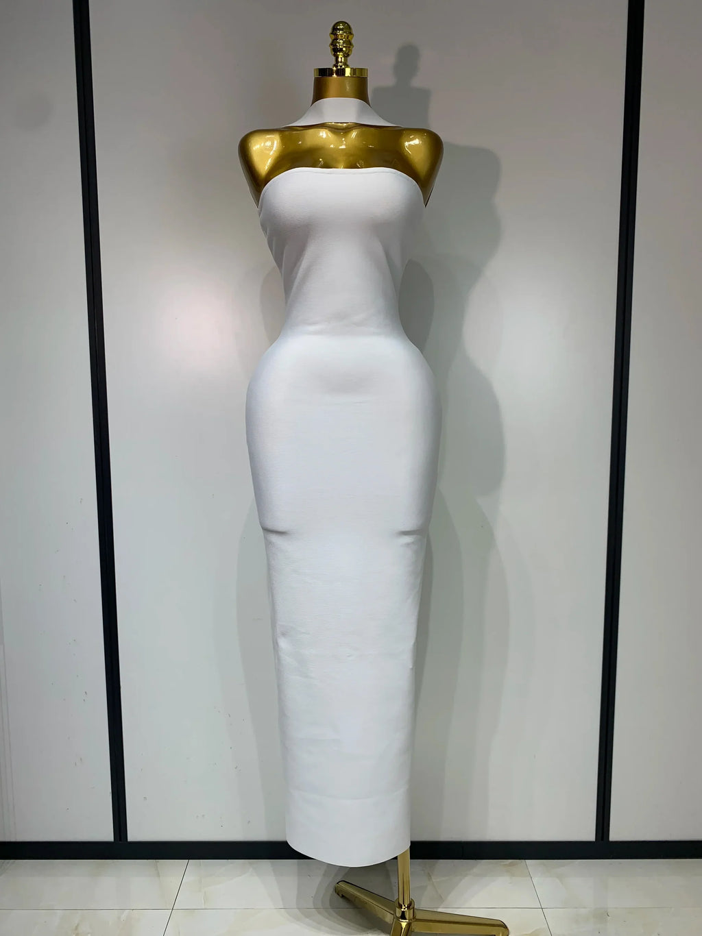 Women Sexy Backless Bodycon Bandage Dress Sleeveless Maxi Long Elegant Dresses Luxury Birthday Dress Club Party Outfit