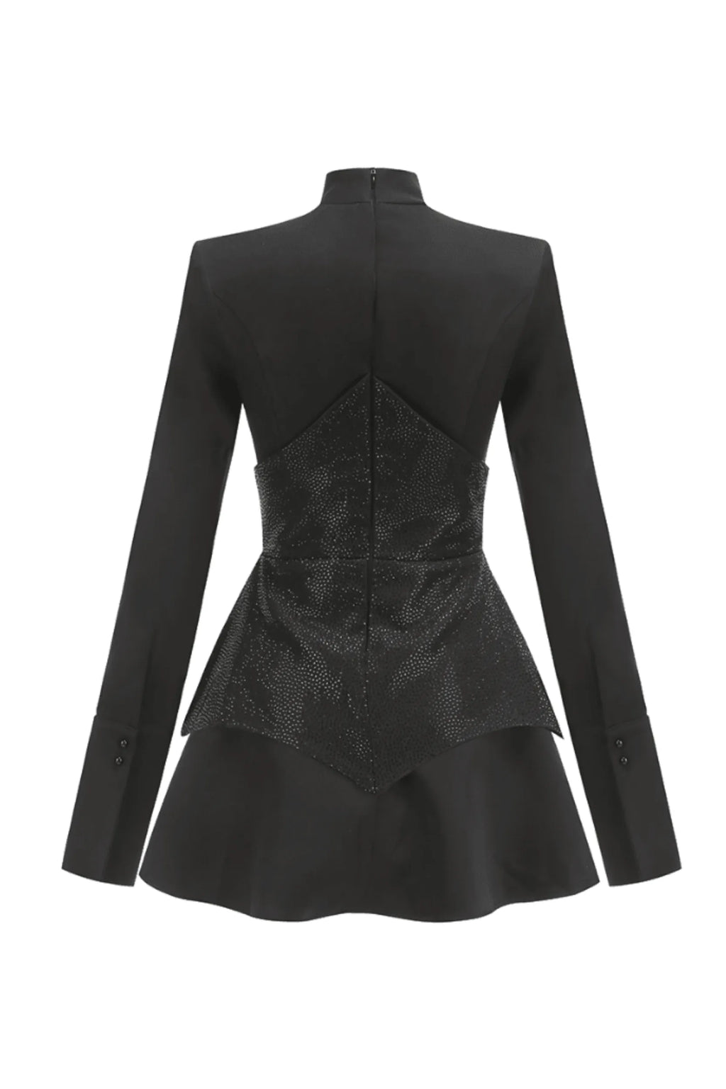 Stella Embellished Long Sleeve Mini Dress