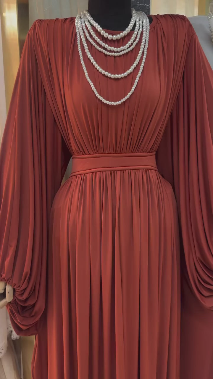 Batwing Illuminated Maxi Dress