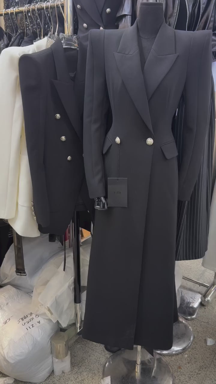 ELEGANT BLACK ILISHA BOGAS LADIES COAT